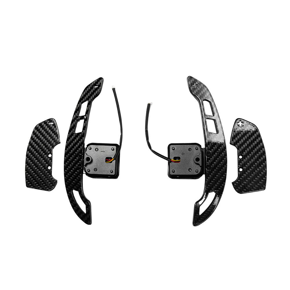Carbon fiber magnetic shifter paddles for Audi A3 S3 RS3 A4 S4 RS4 A5 S5 RS5 models from 2014 by CT Carbon