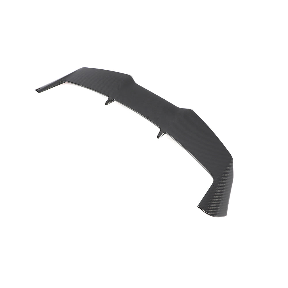 Carbon fibre roof spoiler for Audi RS4 B9 and B9.5 from 2016-2024, designed by CT Carbon with a sleek aerodynamic look.