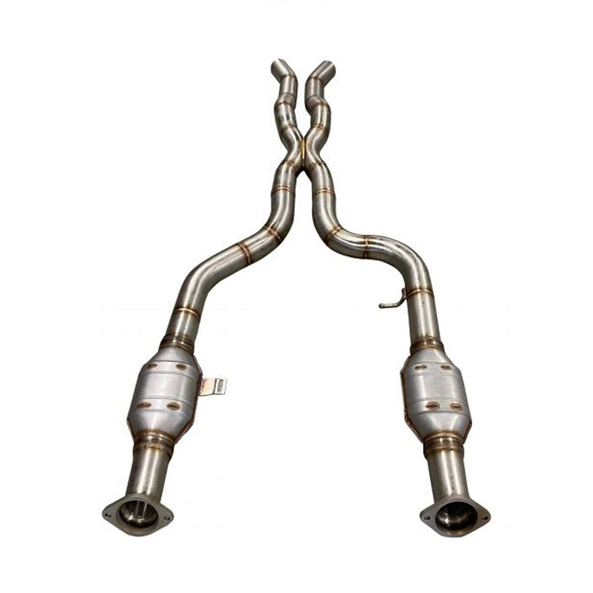 Active Autowerke BMW M3/M4 midpipe with X pipe center section, for G80, G82, G81, G83 models, high-performance exhaust upgrade