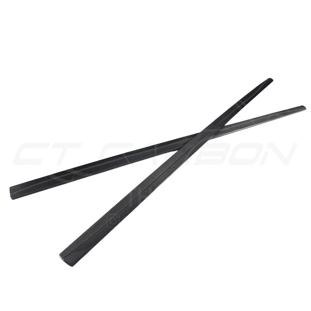 BMW F36 4 Series Coupe full carbon fibre kit with dual exhaust by CT Carbon, shown on a sleek, sporty vehicle.