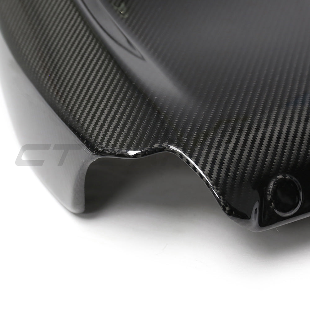 BMW GXX/F9X/G42 coupe and convertible full carbon fibre seat backs by CT Carbon, showcasing lightweight, high-performance accessories.