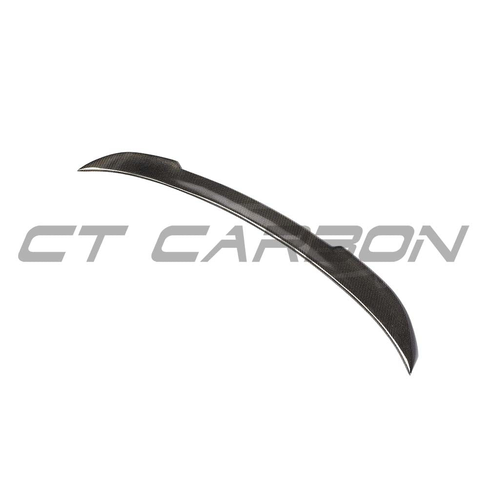 BMW M2 carbon fibre spoiler by CT Carbon, F87 and F22 2 Series, featuring sleek carbon fiber design and CS style finish.