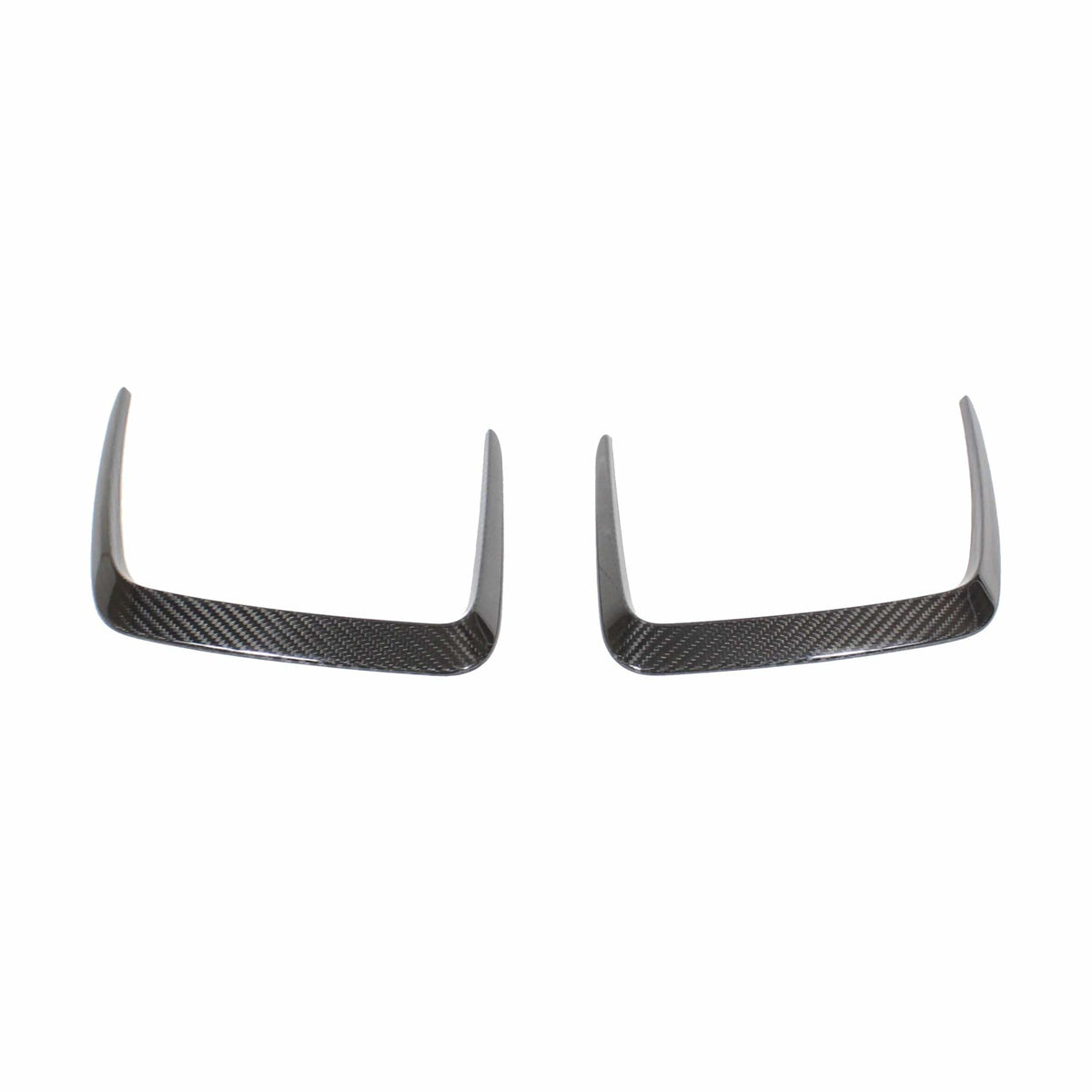 BMW M3 M4 G80 G82 G81 G83 carbon fiber bonnet hood trim accessories by CT Carbon, close-up of the sleek, textured carbon fiber finish.