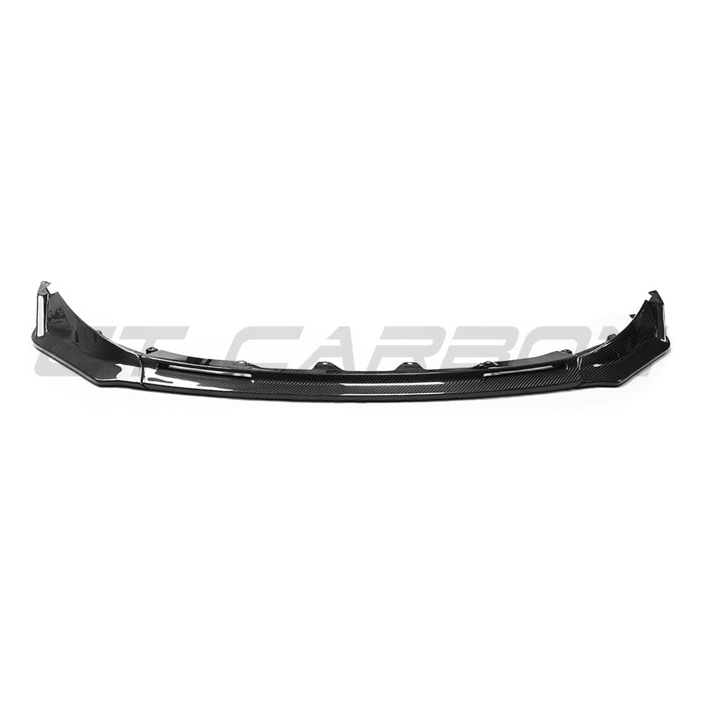 BMW M3/M4 G80 G82 G81 G83 carbon fiber front end kit by CT Carbon, showing the sleek, lightweight carbon fiber components with aerodynamic design.