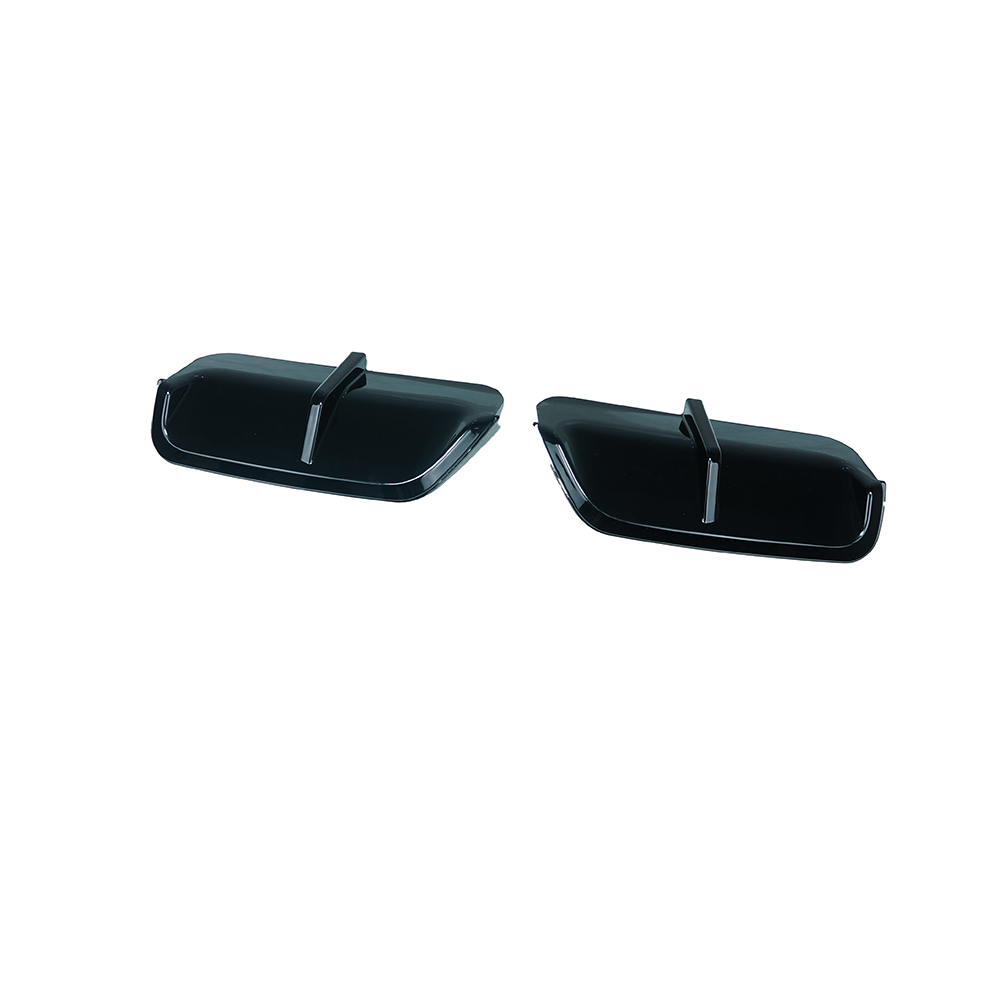 BMW U11 X1 2023 CT Carbon gloss black diffuser side accessories for enhanced vehicle styling and aerodynamic performance.