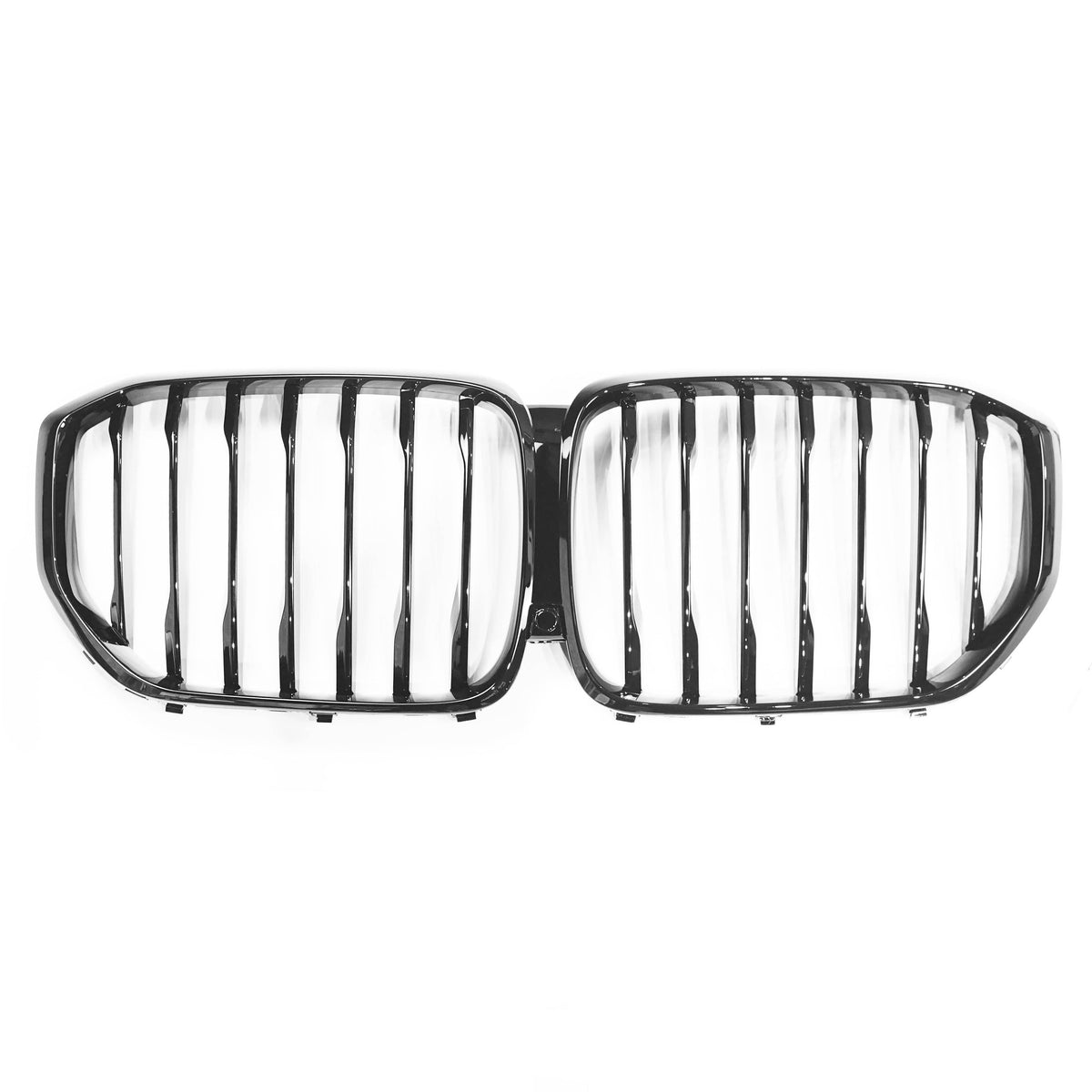 BMW X5 G05 single slat black grille by CT Carbon, showcasing sleek black design and high-quality construction.