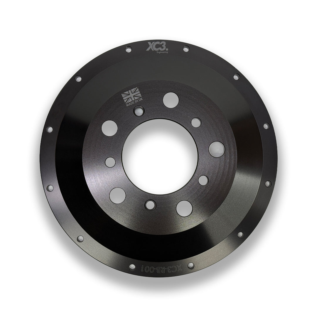 BMW M3 E9X/E92 BTCC custom rotor bells for AP Racing CP9660 calipers, 368mm diameter, 36mm thickness, by XC3 Engineering