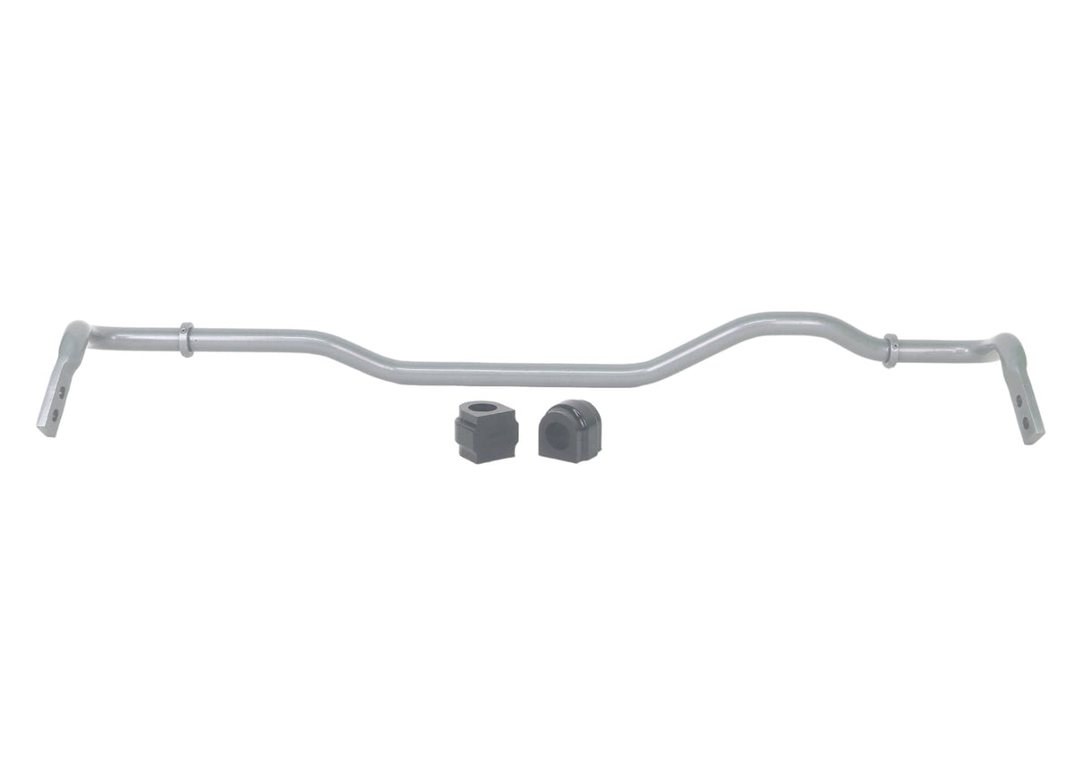 Whiteline 22mm heavy-duty rear anti-roll bar kit for Audi S3 RS3 and VW Golf Mk7 R, featuring adjustable blade design.