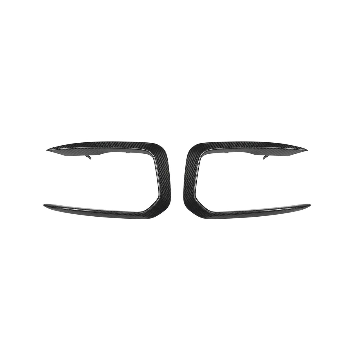 Carbon fibre front bumper vent replacements for BMW F20 and F21 1 Series LCI 2015-2019 by CT Carbon.