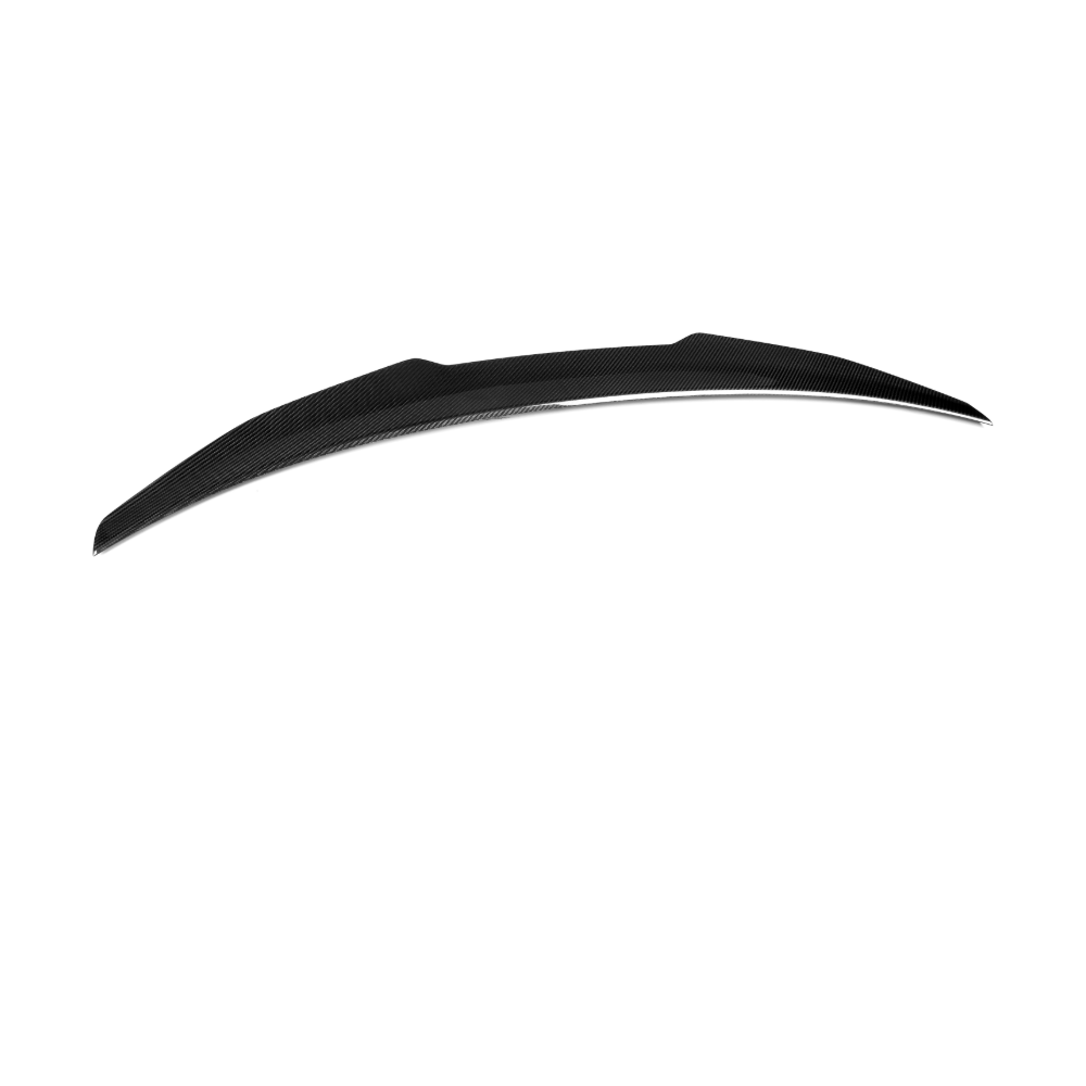Carbon fiber mid spoiler for BMW X6/X6M F16/F86 (2014-2019) by CT Carbon, shown mounted on the vehicle's rear.