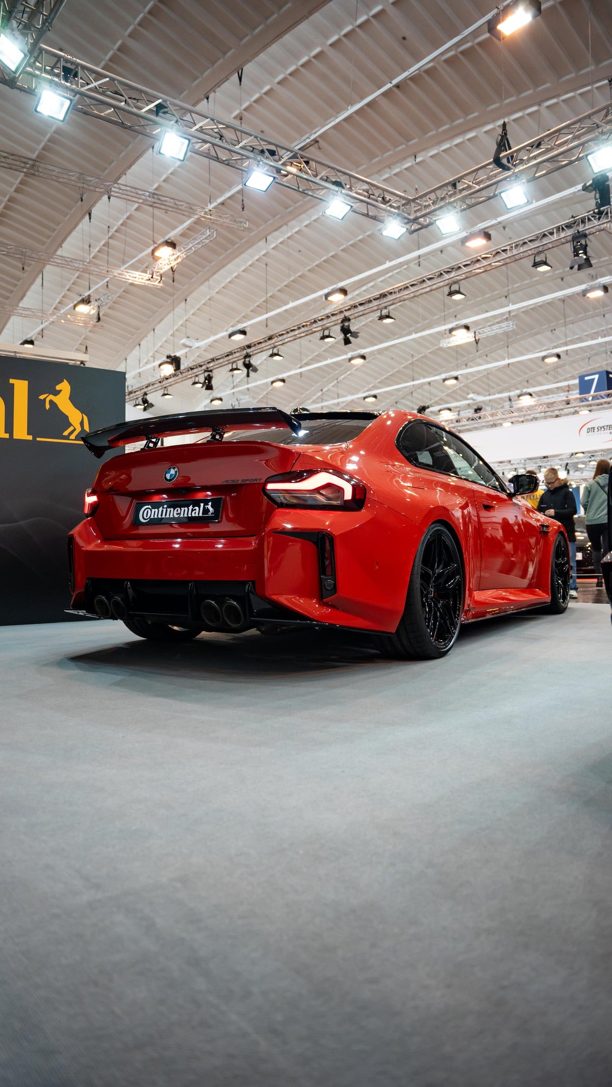 AC Schnitzer BMW M2 G87 rear diffuser shown, featuring aerodynamic design and sleek black finish for enhanced vehicle performance.