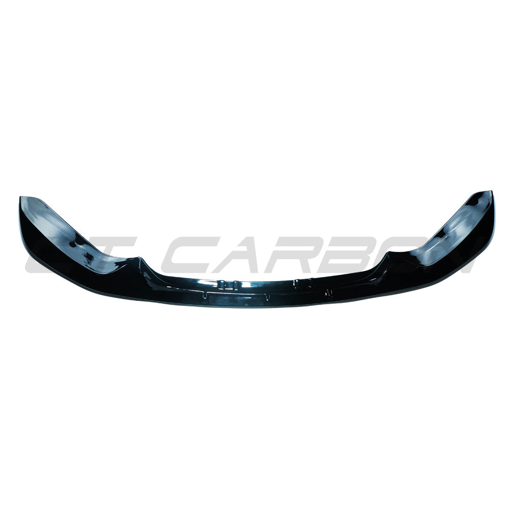 BMW F20/F21 1 Series LCI twin left gloss black kit by CT Carbon, shown in close-up detail.