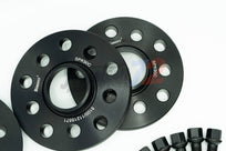 Bimecc wheel spacer kit for Mercedes E-Class E43 E53 E63 2017+ showing metal spacers and installation hardware.