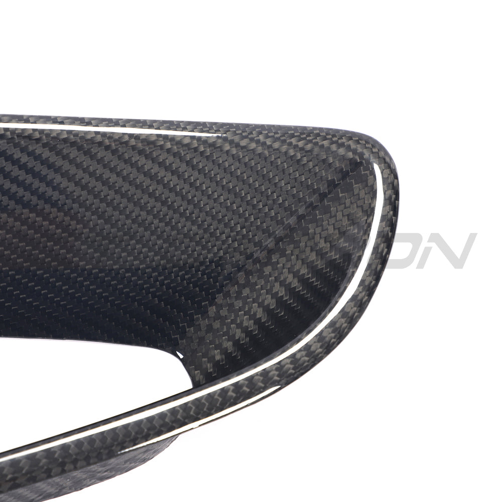 CT Carbon Porsche 911 991 Turbo carbon fibre air intake accessories, showing sleek black air intake components.