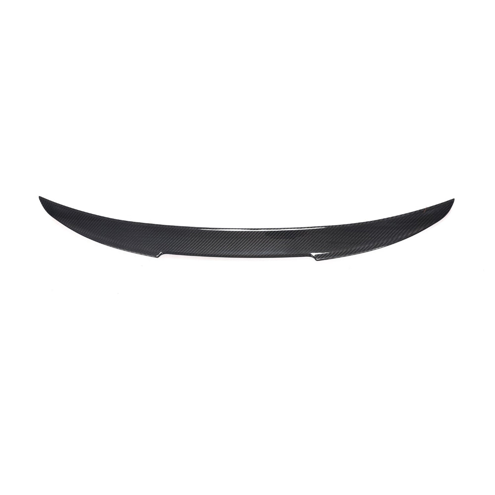 BMW 8 Series and M8 G16/F93 carbon fibre spoiler by CT Carbon, showcasing the sleek, aerodynamic design on the vehicle.