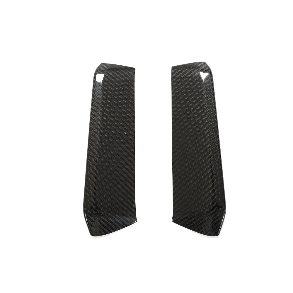 Audi RS3 8Y 2022-2024 carbon fibre front bumper corners by CT Design, showing sleek, high-quality automotive accessories.