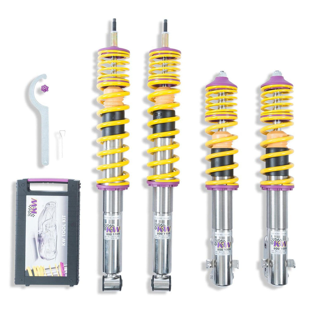 KW Suspension coilover kit for BMW 320i, 328i, 420i, 440i xDrive F30/F32 suspension coilovers without EDC deactivation