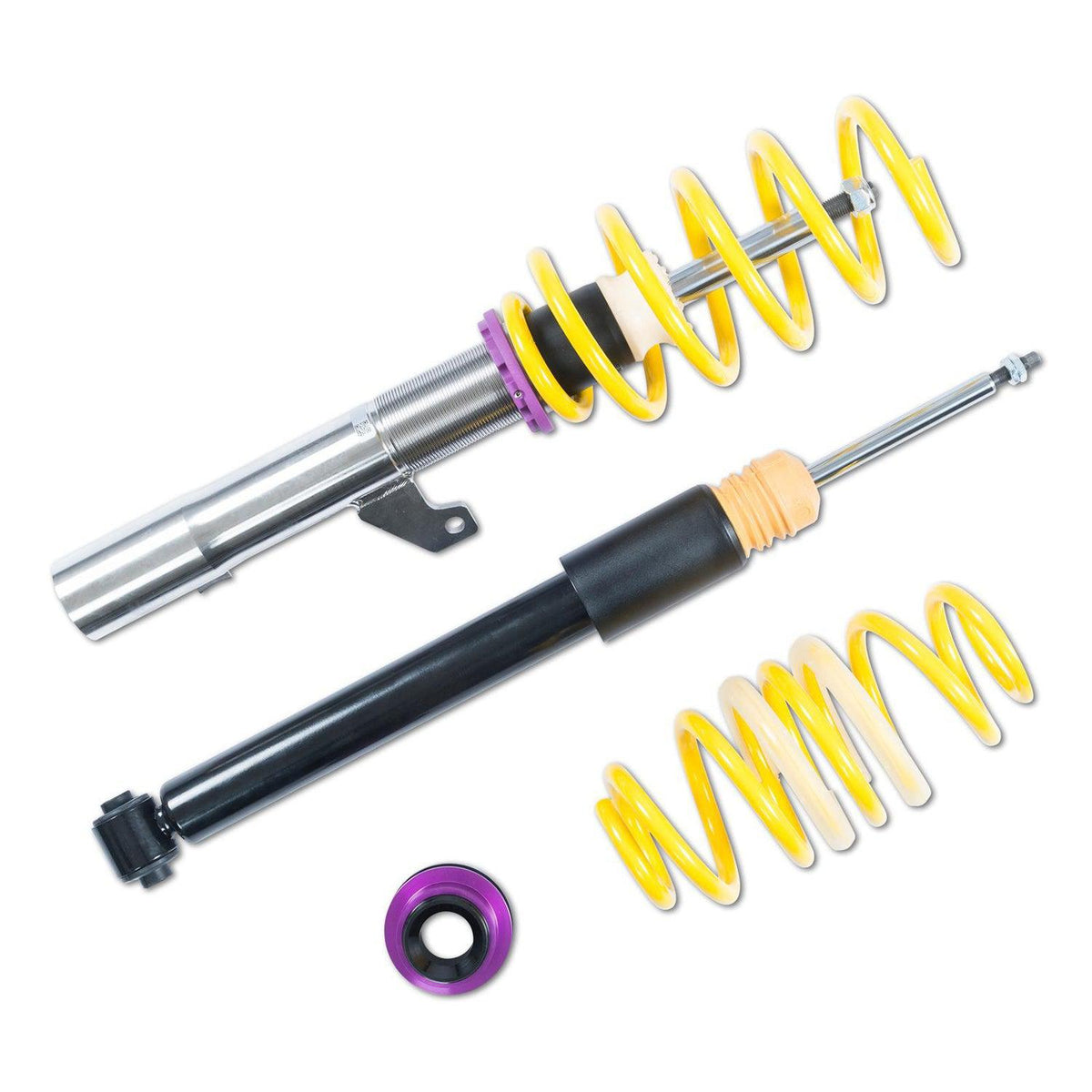 KW Suspension V2 coilover kit for BMW 335i, 340i, 430i, 435i F31, F33, F34, F36 models with EDC deactivation feature.