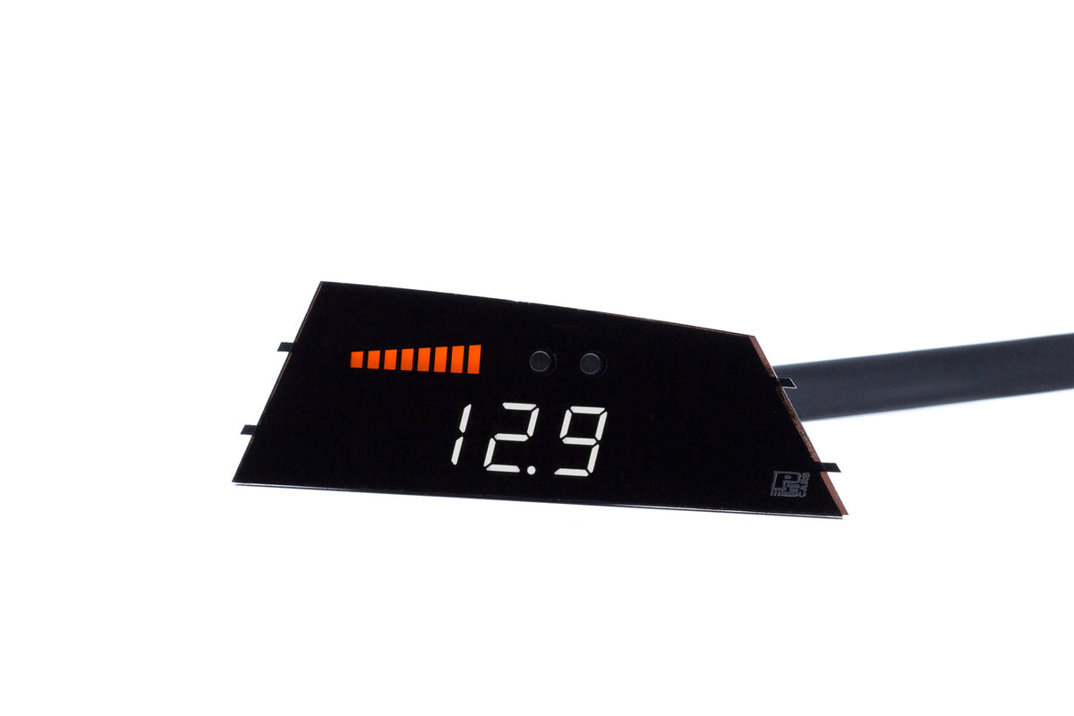 BMW 1 Series F20/F21 2013-2019 analogue gauge dial by P3 Gauges, showing speedometer and tachometer on a car dashboard.