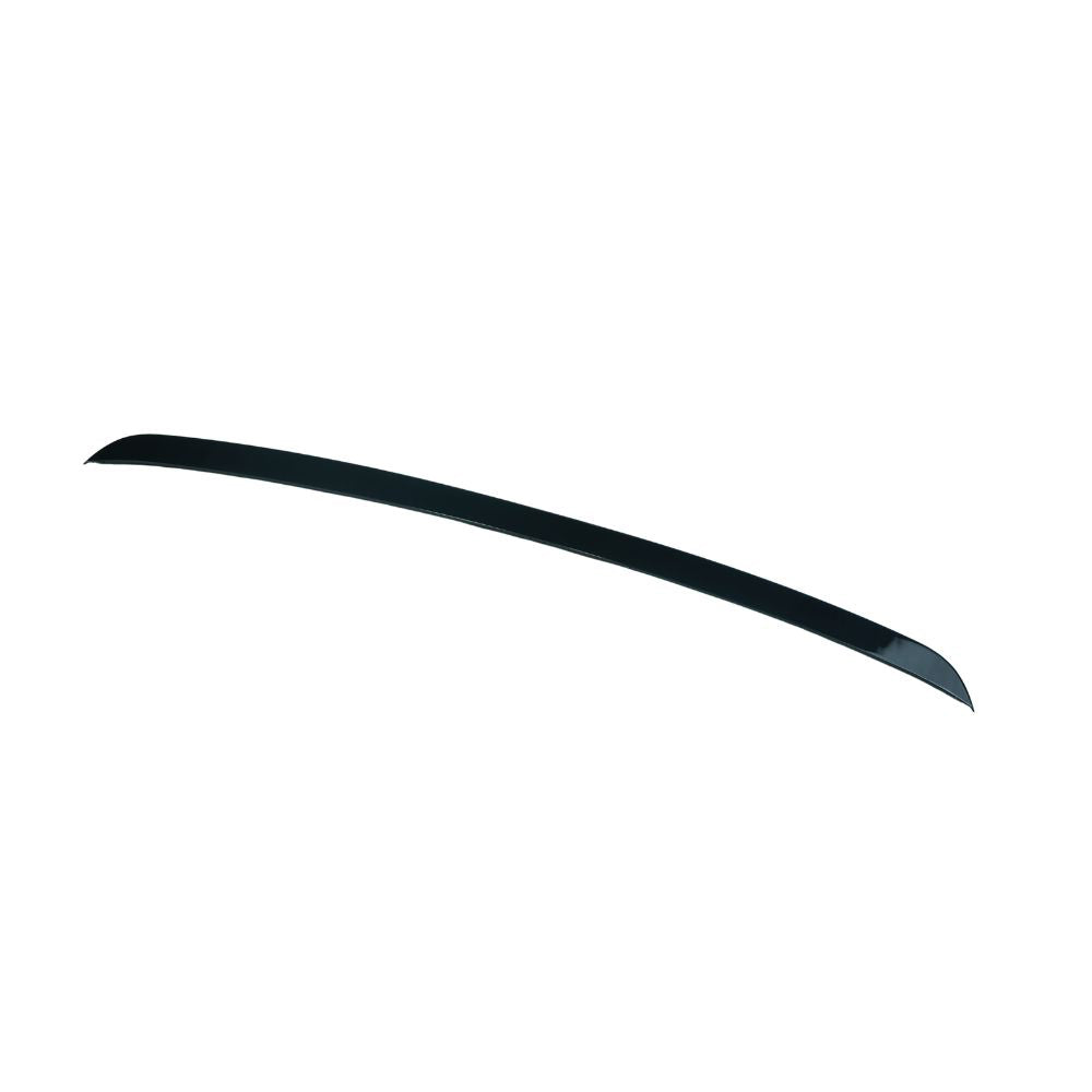 Gloss black spoiler for VW Golf R, GTD, GTI MK7/7.5 2014-2020 by CT Carbon, shown on the car's rear trunk.