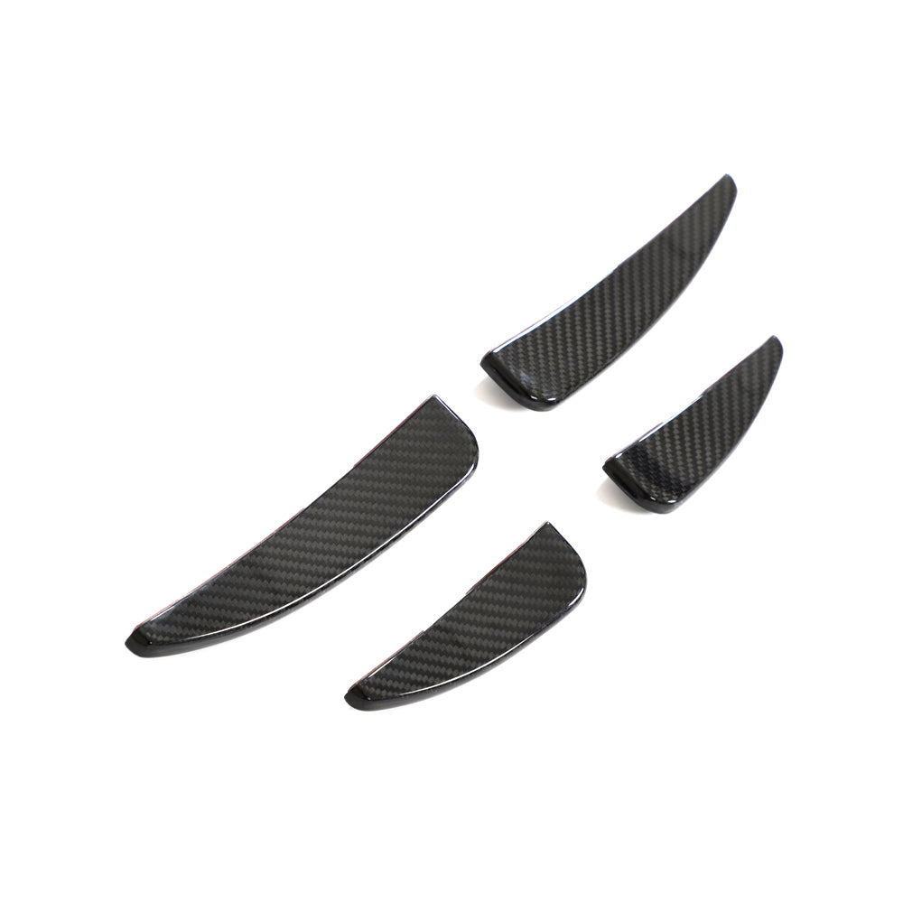 CT Carbon Audi R8 V10 Gen 2.5 2020-2023 carbon fibre front canards for enhanced aerodynamics and sporty look.