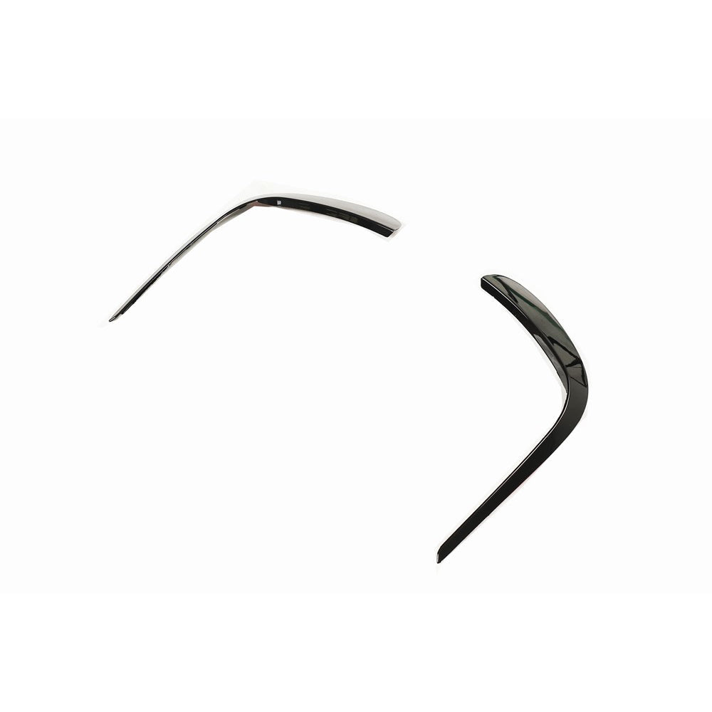 CT Carbon Mercedes C238 2020+ E-Class Coupe facelift front bumper trim accessory showing sleek carbon fiber detail.