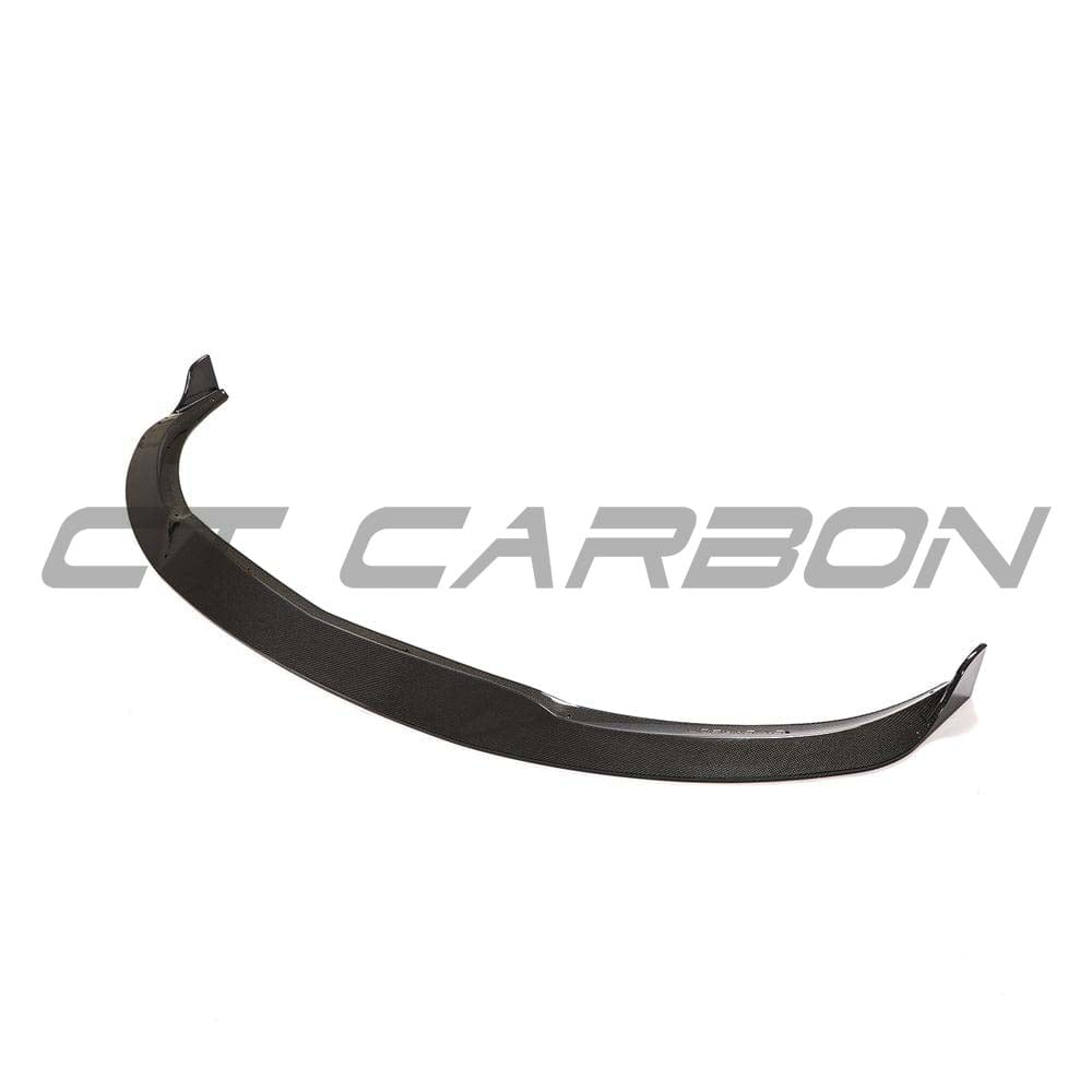 Mercedes C63 W205 2015-2018 coupe full carbon fibre kit by CT Carbon, featuring carbon fibre splitter and aerodynamic accents.