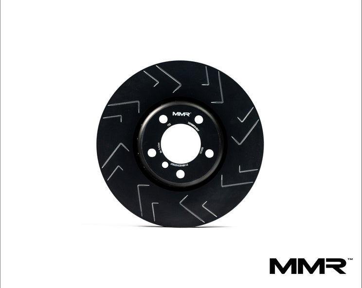 MMX Performance front brake discs for BMW F2x F3x, high-performance rotors designed for fast road driving.