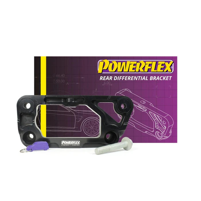 Powerflex PFR5-4030 dual-mount rear differential bracket for BMW F87 M2, F80 M3 and F82/F83 M4