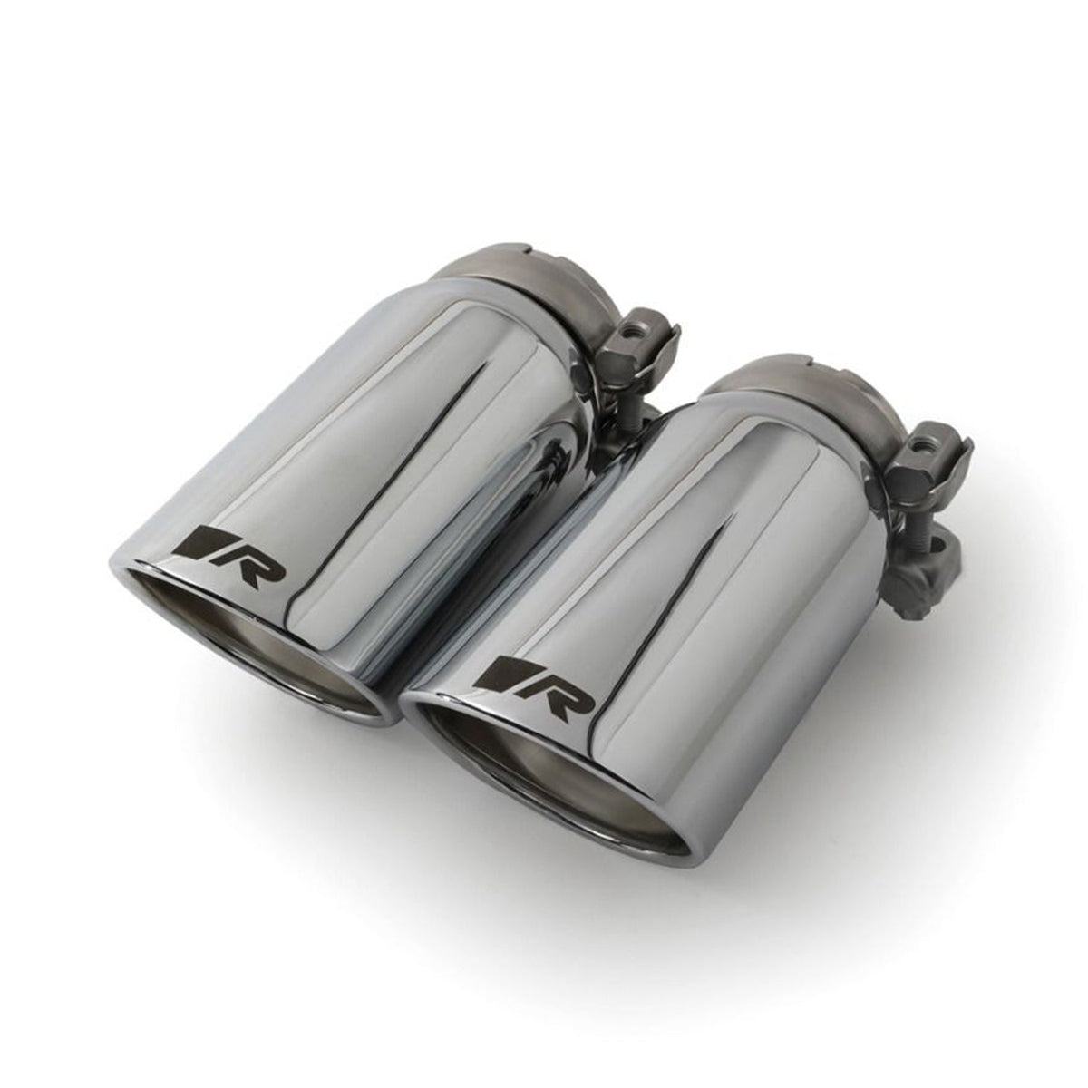 Remus axle-back rear silencer for BMW 340i/440i LCI, non-GPF vehicles, black exhaust with dual tips, installed on a BMW F30/F31/F32/F36