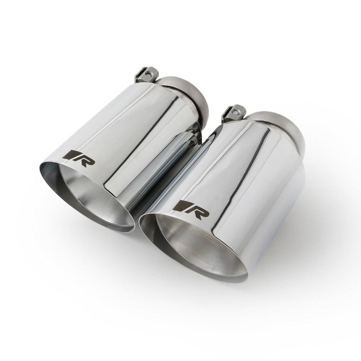 Remus axle-back exhaust system for BMW M135i M235i xDrive F40 F44, showcasing polished metal tips and exhaust pipes.