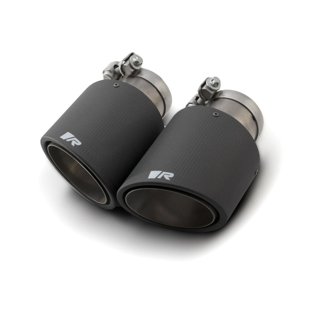 Remus axle-back exhaust system for BMW M135i and M235i xDrive F40/F44, showing the polished exhaust tips and piping.