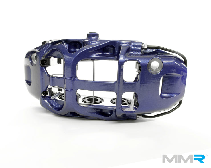 MMX Performance forged monoblock big brake kit for BMW F2x and F3x models, featuring large brake calipers and rotors.