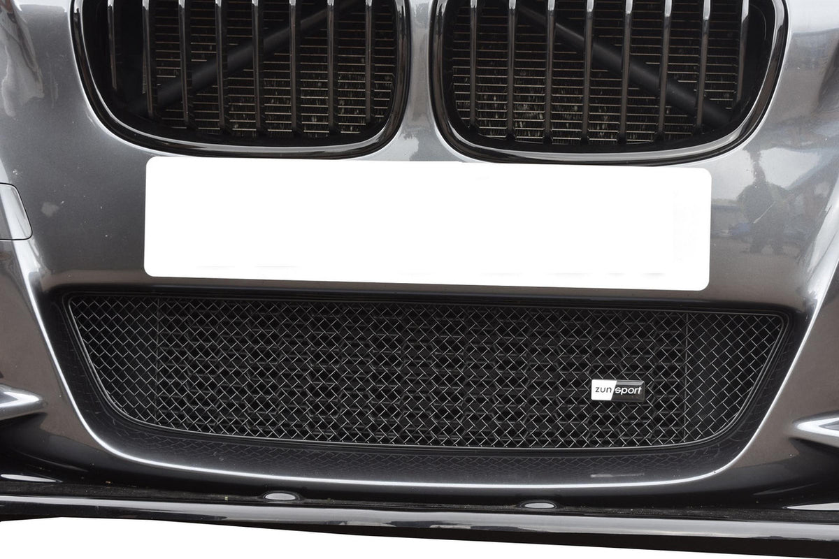 ZunSport BMW M135i front grille set with black mesh design, aftermarket replacement for improved style and airflow.