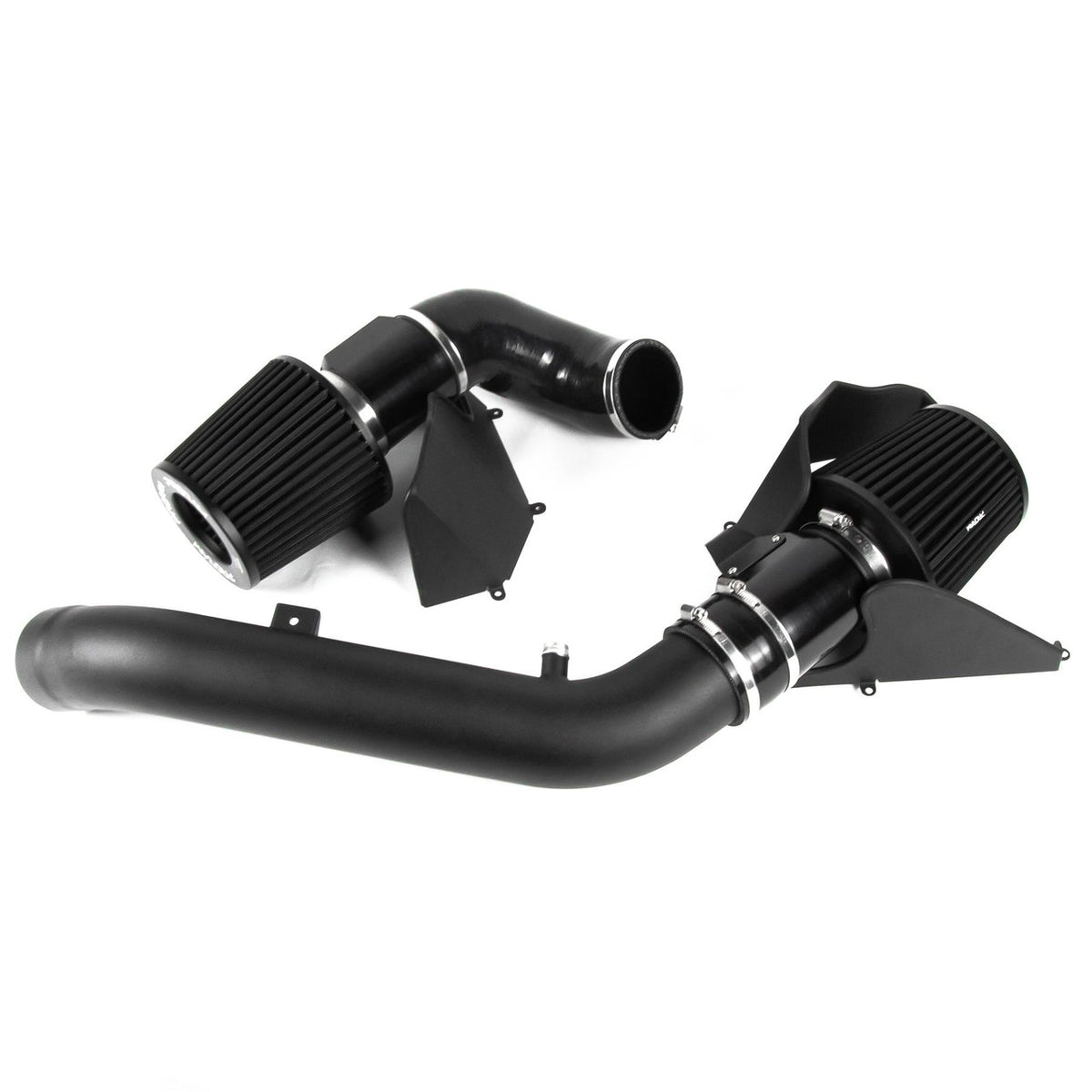 Ramair PRORAM performance induction kit for BMW M3 and M4 F80 F82, featuring high-flow air filters and sleek intake components