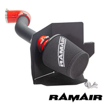 Ramair induction kit installed in a Ford Fiesta MK8 1.0 Ecoboost engine bay, showcasing the performance air intake system.