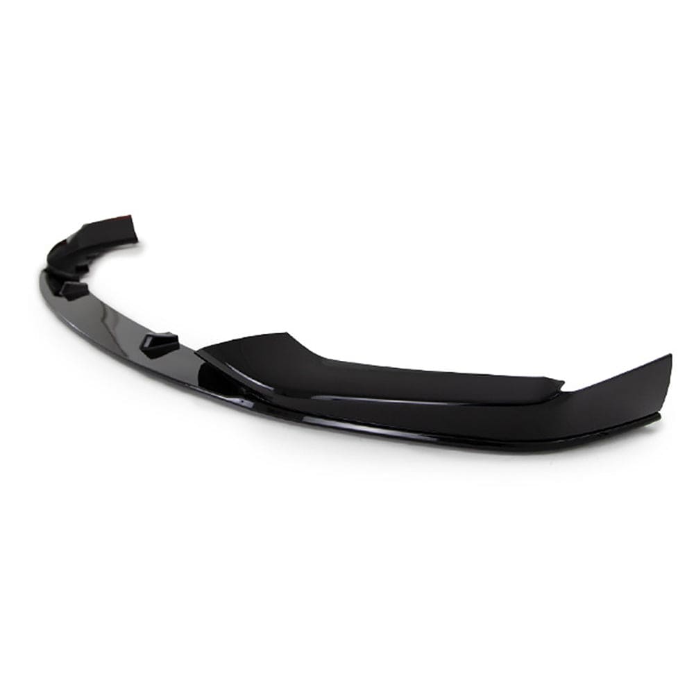 BMW 5 Series G30/31 pre-LCI gloss black splitter by CT Carbon, front splitter with sleek black finish, MP style.
