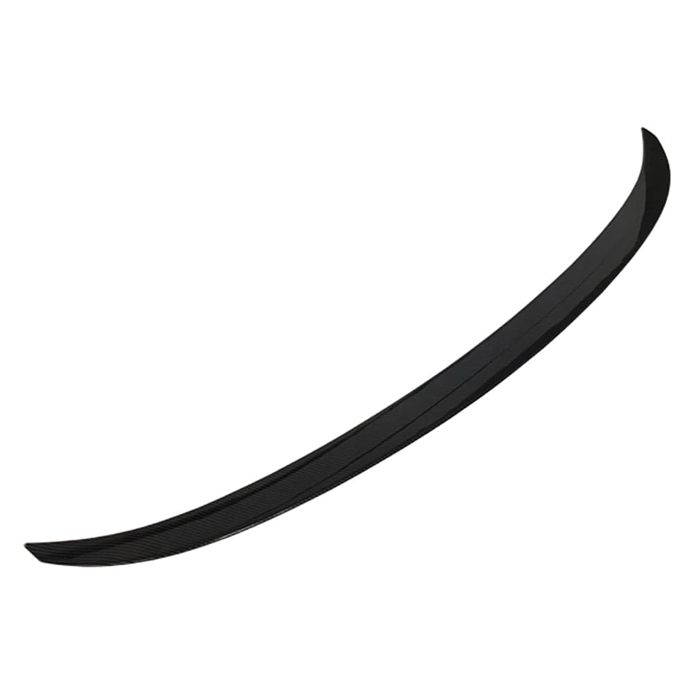 Gloss black BMW 2 Series F22 spoiler by CT Carbon, featuring sleek MP style design, mounted on the rear of the vehicle.