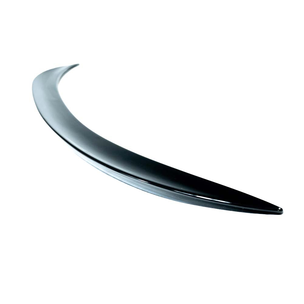 BMW 4 Series F32 gloss black spoiler by CT Carbon, styled with a sleek, aerodynamic design for enhanced sporty appearance.