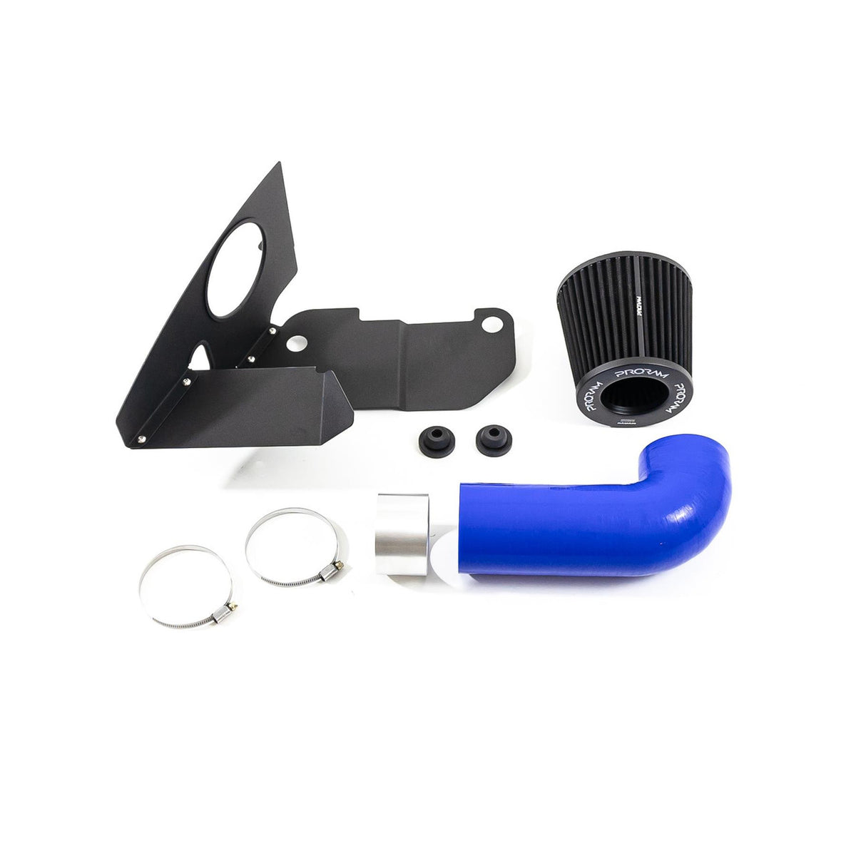 Ramair Proram performance induction kit for 2.0 TSI TFSI MK6 GTI VRS A3, featuring a blue air intake filter and hoses.