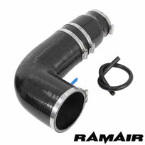 Ramair air filter induction intake kit for Citroen DS3, DS4, Peugeot 208, 308 1.2 THP VTI engines, showing the filter and intake components.