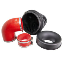 Ramair PRORAM Focus ST 225 performance induction kit showing high-flow air intake pipe and filter assembly