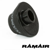 Ramair SR-128 induction foam air filter kit installed in Seat Mii, Skoda Citigo, or VW Up showing the high-performance air intake system
