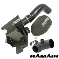 Ramair black heat shield intake kit with turbo elbow and intake hose for VW MK7 Golf GTI, Audi S3, Seat Leon Cupra, Skoda Octavia RS