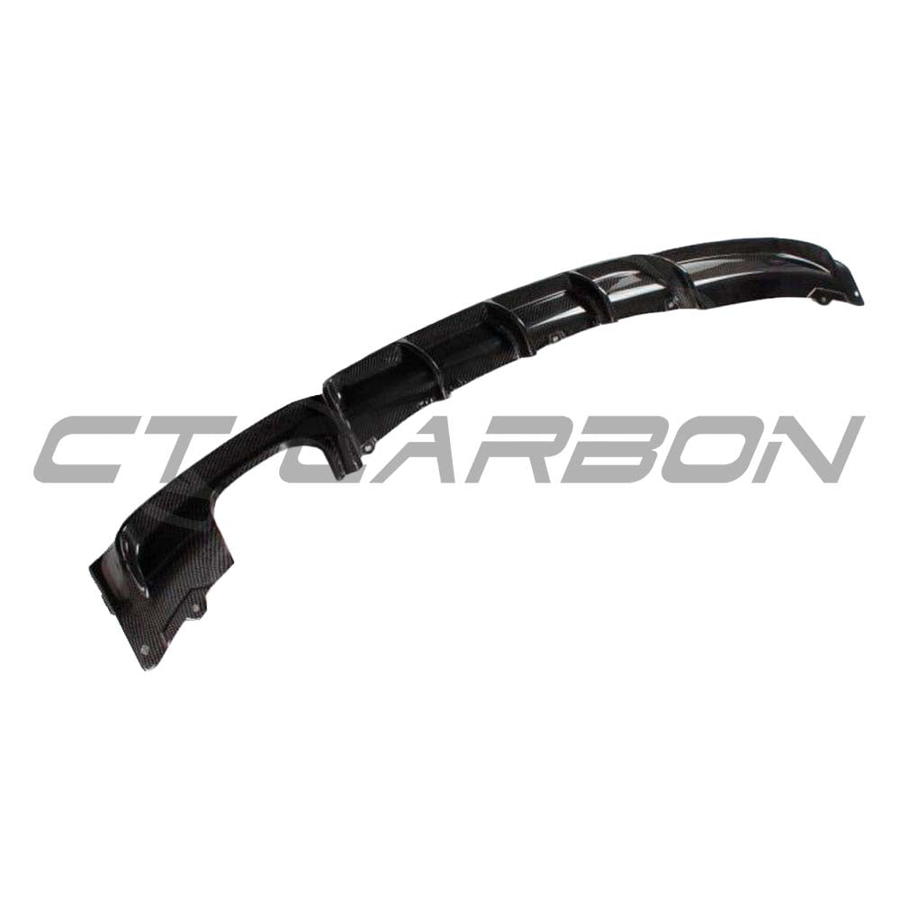 BMW F30 3 Series Saloon full carbon fiber kit by CT Carbon, showing front and side views of lightweight, custom carbon fiber car parts.