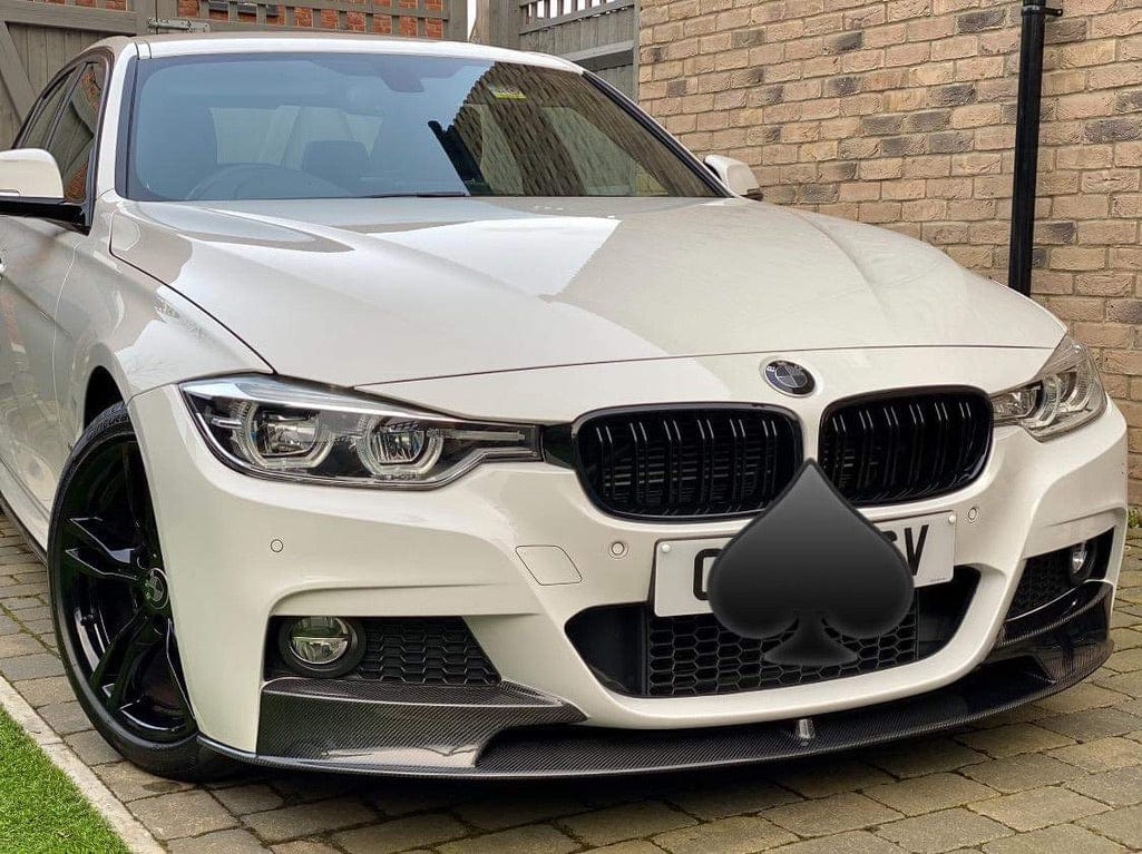 Full BMW F30 3 Series Saloon with CT Carbon full carbon fibre kit, showcasing sleek exterior components and high-quality finish.