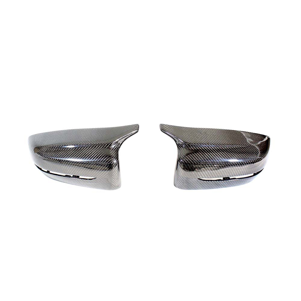 BMW 3, 4, 5 Series G20/G21/G22/G26/G30/G31 carbon fibre side mirrors by CT Carbon for right-hand drive vehicles.