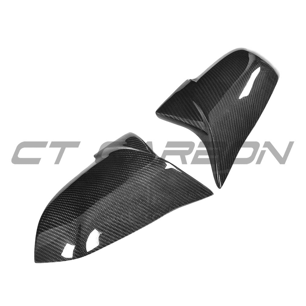 BMW Fxx series carbon fiber mirrors by CT Carbon, OEM-style replacement side mirrors for F20, F21, F22, F23, F30, F31, F32 models.