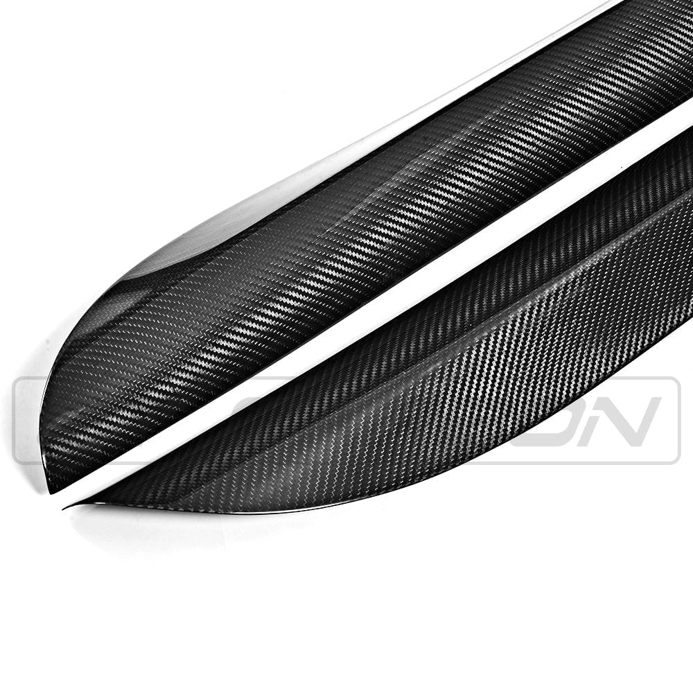 BMW F15 F85 X5 X5M CT Carbon fiber side skirts, sleek MP style, designed for enhanced sportier look and aerodynamic performance.