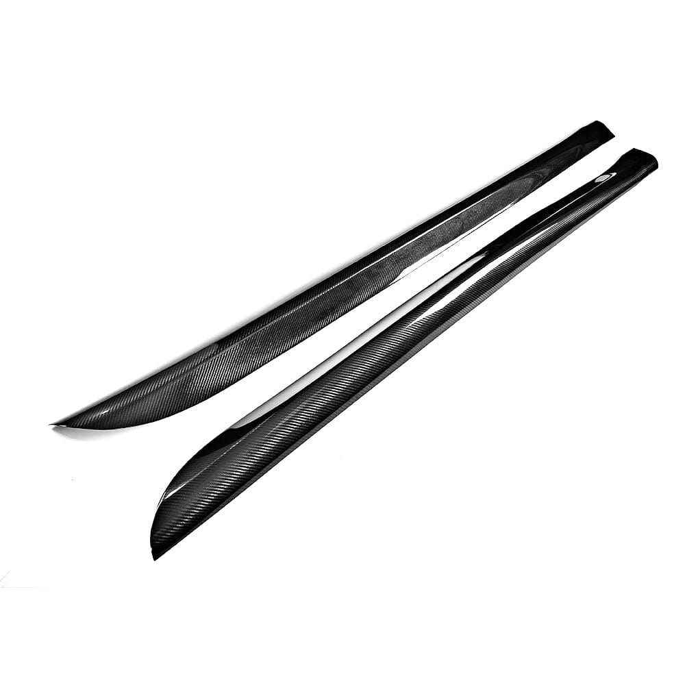 BMW F15 F85 X5 X5M CT Carbon fiber side skirts, MP style, designed for enhanced aerodynamics and sporty look.